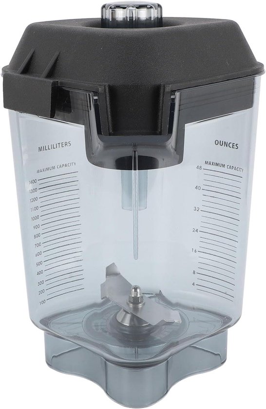 Vervangende Blenderkan - Blenderbeker - Dagelijks Mengen - Driehoekig Ontwerp - 48oz Capaciteit - Transparant