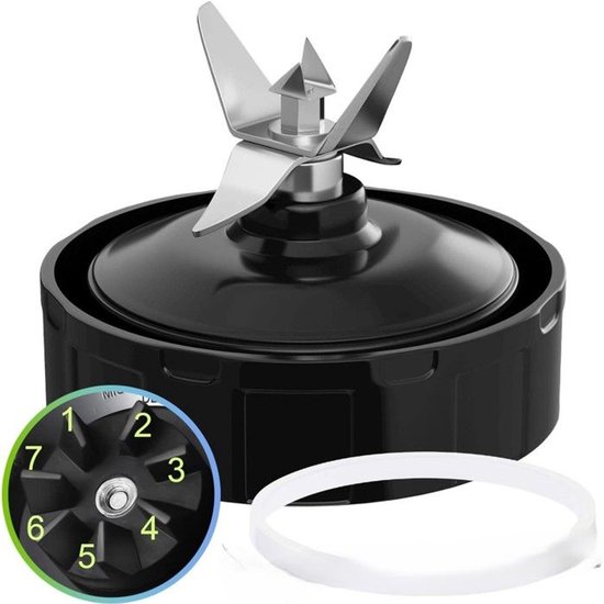 Vervangende blenderonderdelen Geschikt voor Ninja 7-bladige extractiemessen met een inhoud van 710 ml (24 oz) BN801 SS101 BL480 BL641
