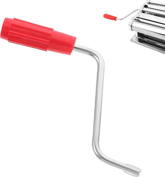 Vervangende Handgreep voor Handmatige Pastamaker, Sterke Metalen Crank, Pastamaker Accessoires voor Thuisgebruik, Ideaal voor Verse Pasta en Pastagerechten