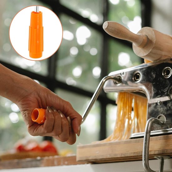 Vervangende Handgreep voor Pastamachine, Interchangeable Metalen Crank, Accessoires voor Thuisgemaakte Pasta en Universele Pastamolen Compatibiliteit