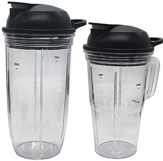 Vervangende juicer pot en beker set 24oz en 32oz met deksel voor blenders van Merkloos