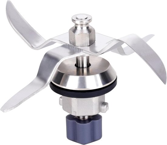 Vervangende mesjes voor foodprocessor, roestvrijstalen mixer met afdichtring en 5 tanden, geschikt voor diverse modellen, ideaal voor koken en bereiden van maaltijden