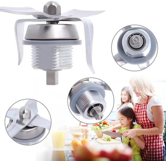 Vervangende messen voor de Geschikt voor Vorwerk Thermomix TM3300 – gemaakt van roestvrij staal, duurzaam en met een nauwkeurige pasvorm. van Merkloos