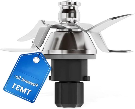 Vervangende messen voor Thermomix TM31, roestvrijstalen snijbladen met afdichtring, hoogwaardige onderdelen en accessoires voor keukenmachines van Merkloos