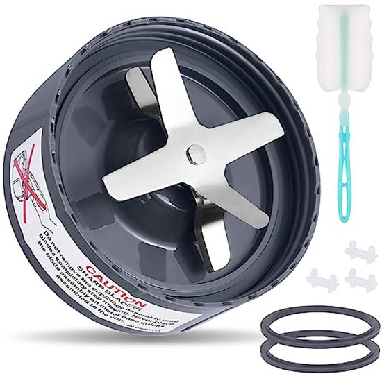 Vervangende Onderdelen voor Blender Extractor Cross Blade - Compatibel met 600W en 900W Apparaten van Merkloos