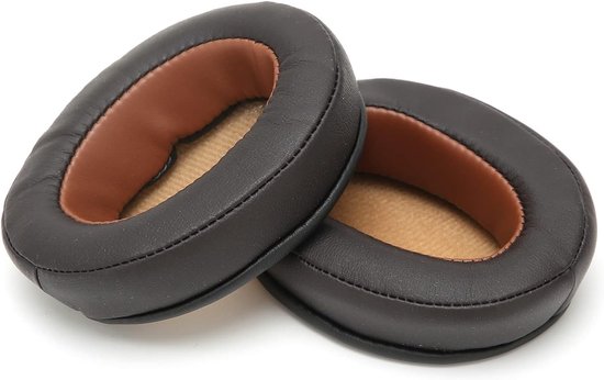 Vervangende Oorkussens van Geheugenschuim voor Hoofdtelefoons, Comfortabele Oorkussens, Zwart Ovalen Design voor Optimale Geluidskwaliteit van Merkloos