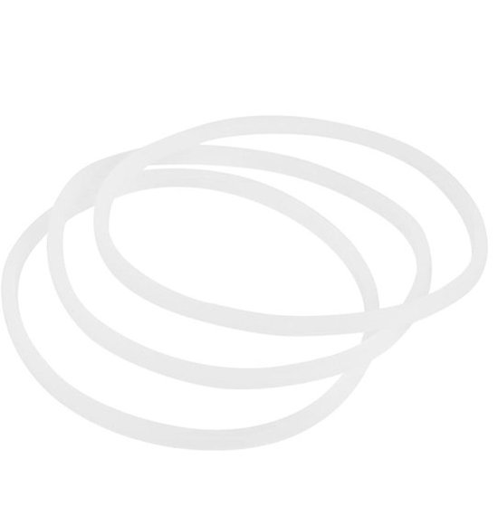 Vervangende Pakkingen - Afdichtingsringen - Rubber - Magic Flat Cross Blade - Diameter - Geschikt voor blenders - Zwart - 3 stuks - Onderdelen voor blender van Merkloos