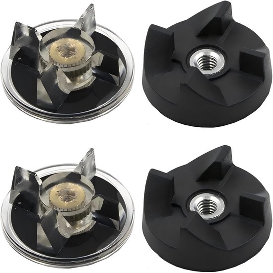 Vervangende Rubber Blades voor Blender en Juicer - Geschikt voor Magic Bullet en andere 250W Apparaten - 2 Stuks
