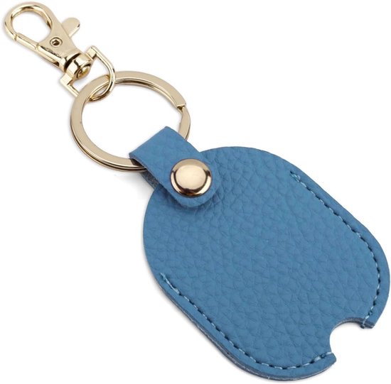 Vervangende Sleutelhanger voor Auto met IJzeren Ring en Bescherming voor Sleutel - Blauw, Geschikt voor Mannen en Vrouwen, Duurzaam en Stijlvol