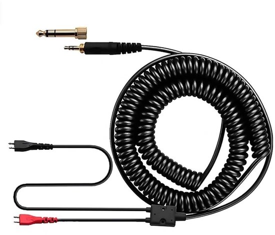 Vervangende Spiraalkabel voor HD25, 560, 540, 480 en 430 Oordopjes en Hoofdtelefoons - Duurzaam en Flexibel Design
