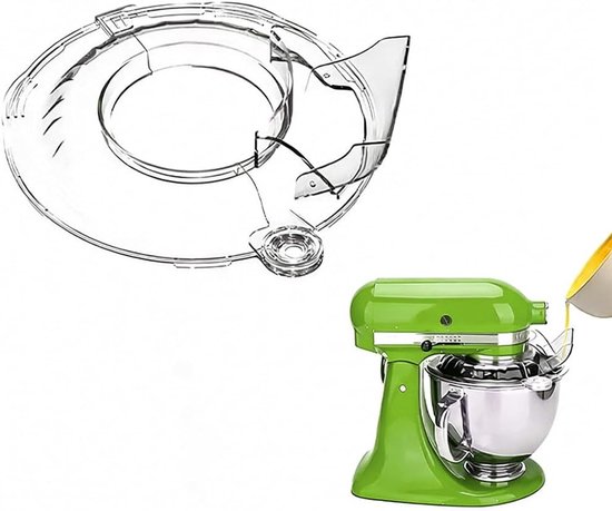 Vervangende Splash Guard voor 4.5-5 T Blender, Opvouwbaar Deksel voor Mengkom, Ideaal voor Keukenmixers en Accessoires