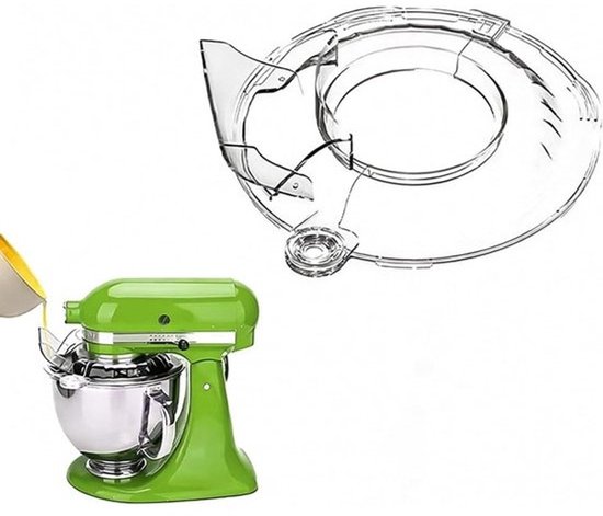 Vervangende Splash Guard voor 4.5-5 T Blender - Opvouwbaar Deksel voor Mengkommen