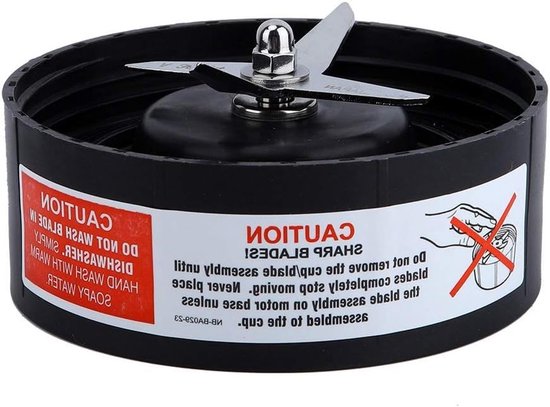Vervangende Zuigblad voor 1700W Blender - Roestvrijstalen Blenderonderdelen voor NutriBullet en Andere Mixers van Merkloos