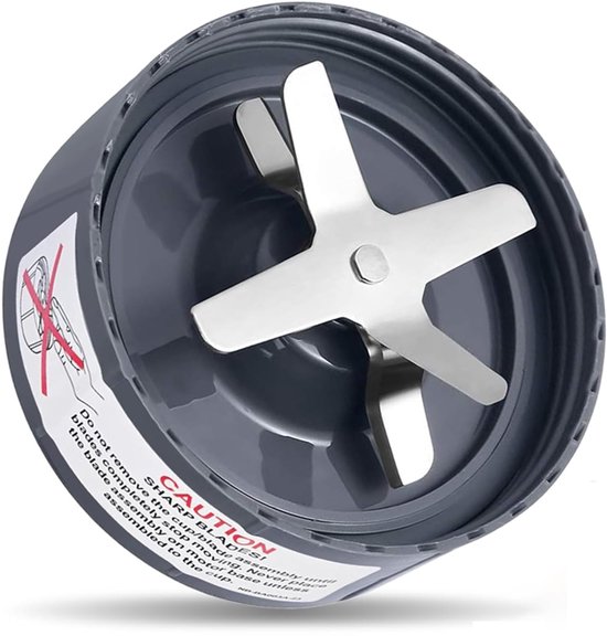 Vervanging extractormes - geschikt voor NutriBullet 600 W /900 W Pro extractormes serie - met siliconen rubber pakkingen seal of ring - grijs van Wundermany