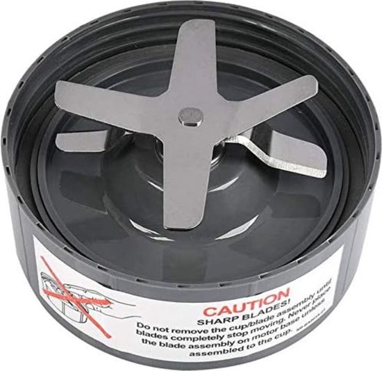 Vervanging extractormes, grijs, geschikt voor originele NutriBullet 600 W /900 W Pro extractormes serie met siliconen rubber pakkingen seal of ring voor NutriBullet blendermes vervanging onderdelen van VER