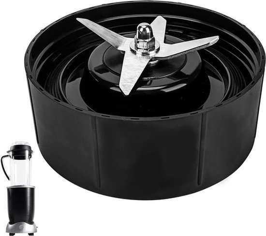 Vervanging kruisbladige blender - Accessoires blenderonderdelen - Compatibel met Model Rx 1700W N17-1001 - Zwart. van Merkloos