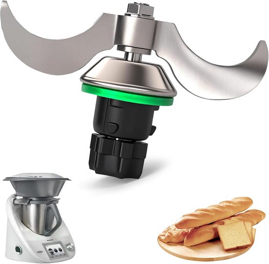 Vervangingsdeegmes voor Thermomix - Mengmes voor TM7, TM6, TM5 - Ideale Compatibele Vervanging voor Vorwerk Thermomix van Wundermix
