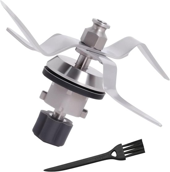 Vervangingsmes en Reinigingsborstel voor Monsieur Cuisine Food Processor, Geschikt voor Blender Accessoires en Keukenhulpmiddelen, RVS Kwaliteit