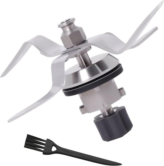 Vervangingsmes en Reinigingsborstel voor Monsieur Cuisine Food Processor - Hoogwaardige RVS Accessoires, Mes Set voor Koken en Bereiden van Maaltijden