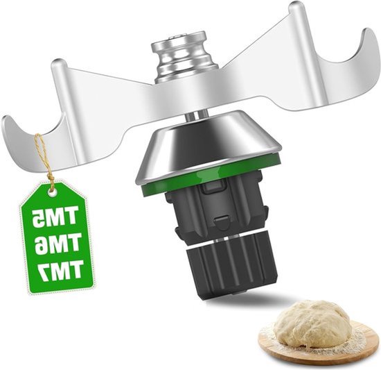 Vervangingsmes voor deegmixen - Roestvrijstalen mes voor keukenmachines, Accessoire voor bakken en koken, Ideaal voor deeg en beslag