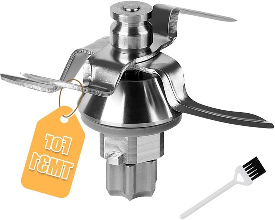 Vervangingsmes voor Thermomix TM5 TM6, RVS Blad met O-ring voor Keukenmachine, Ideaal voor Mixen en Snijden van Voedsel van Merkloos
