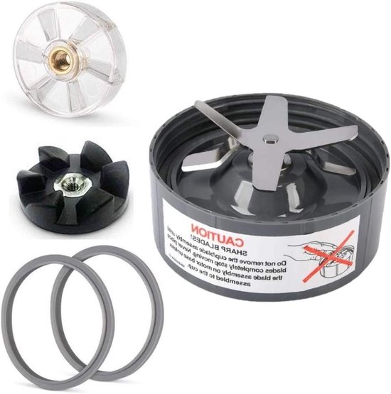 Vervangingsmesjes Set voor Blenders, Premium Lekvrije Extractor Mes met Tandwiel en Siliconen Seal voor 600W Blender Accessoires