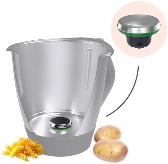 Vervangingsonderdelen -Blenderaccessoires Geschikt voor Thermomix TM5 TM6（4.5 x 2.7CM） van Merkloos
