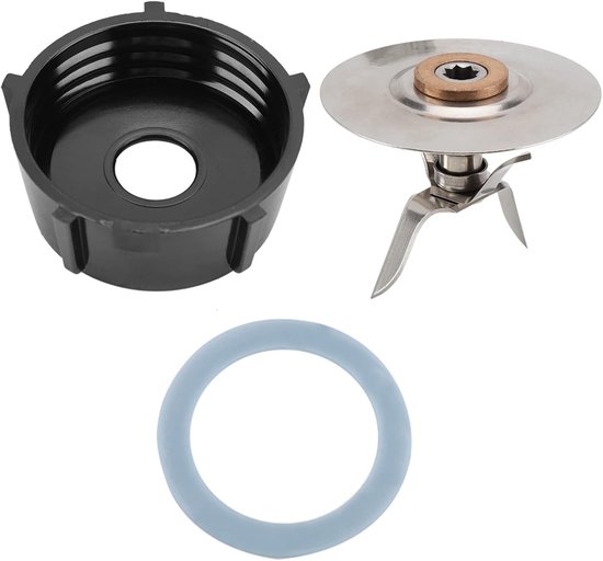 Vervangingsonderdelen voor blenders: Plastic basis, roestvrijstalen ijsplaten en rubberen O-ring afdichtingsring accessoires voor optimale prestaties