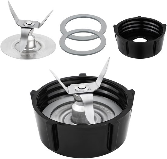 Vervangingsonderdelen voor de Blender voor Oster, Blenderijsmes met Bodemdop van de Kan en 2 Rubberen O-ringafdichtingspakkingen Geschikt voor Oster Osterizer Blenders Accessoires oster blender onderdelen