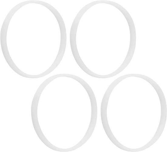 Vervangingsring voor Blender en Juicer, 10cm O-ring van Wit Rubber, Geschikt voor 900 Watt Apparaten