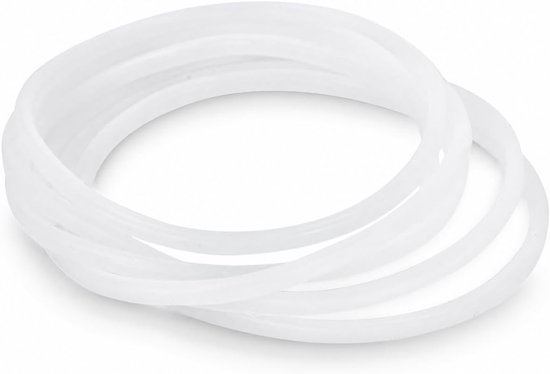 Vervangingsrubberring voor juicer, set van 6 stuks, geschikt voor blenders en sapcentrifuges, duurzame afdichtingen voor optimale prestaties