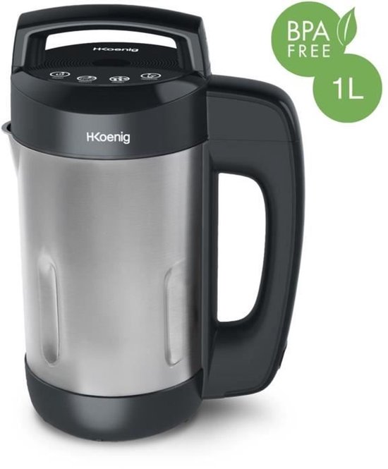 Verwarmende blender - HKoeNIG - MXC20 - 850 W - 1,1 L - Grijs van Merkloos