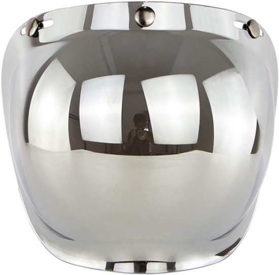 Verwisselbare bubbelshield voor open helmen | Accessoire voor motorhelmen | Bescherming en comfort tijdens het rijden