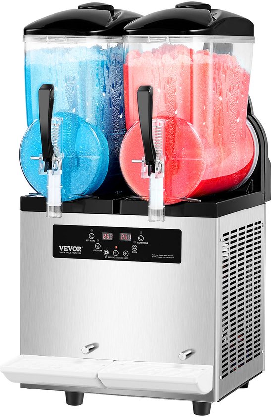 VEVOR 12Lx2 Commerciële Slush-ijsmachine Margarita Smoothie-drankmaker van Merkloos