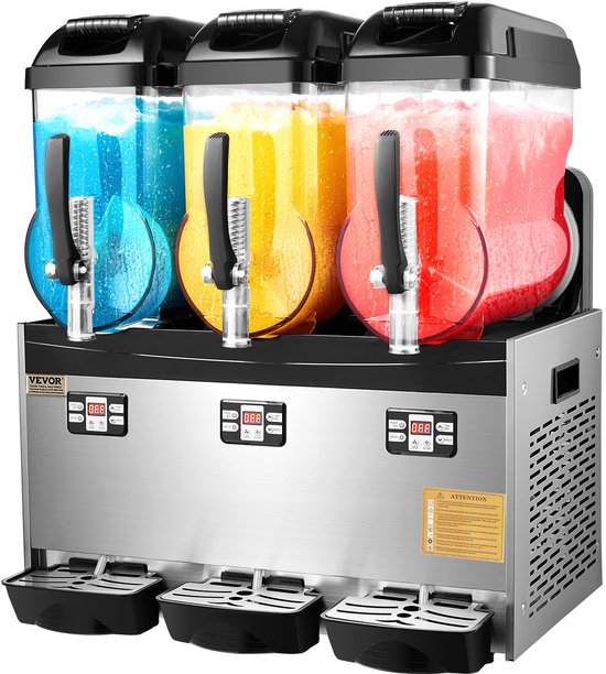 VEVOR 12Lx3 Commerciële Slush-ijsmachine Margarita Smoothie-drankmaker van VEVOR