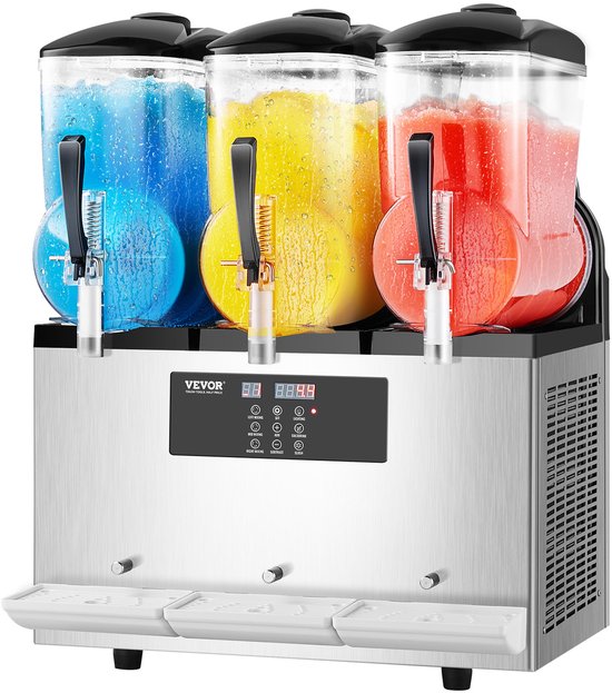 VEVOR 12Lx3 Commerciële Slush-ijsmachine Margarita Smoothie-drankmaker van Vevor