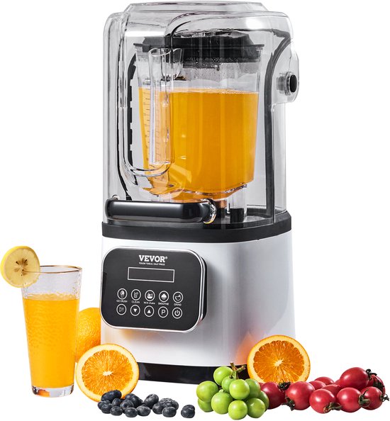 VEVOR Blender CommerciëLe Standmixer Smoothie Maker 2L Keukenapparatuur 2200W van Vevor