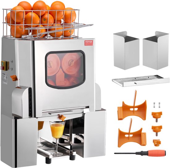 VEVOR Commerciële Oranje Knijper 120w Roestvrijstalen Knijper