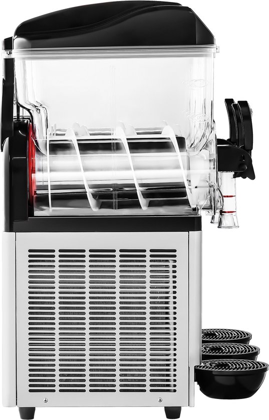 VEVOR Commerciële Slushy Machine 15Lx3 Margarita Smoothie Bevroren Drankmaker van VEVOR