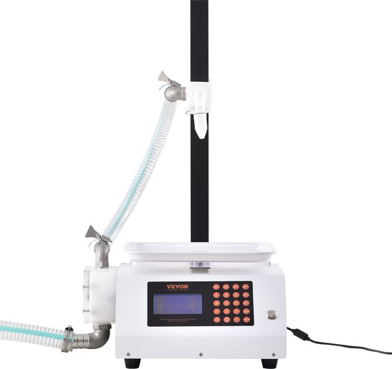 VEVOR Vulmachine 2L/min Vloeistofvulmachine 50-5000g Flessenvulmachine 315 x 260 x 175mm Pastavulmachine 120W Pomp Automatische Vulmachine Ideaal voor Honing, Melk en Meer van Merkloos