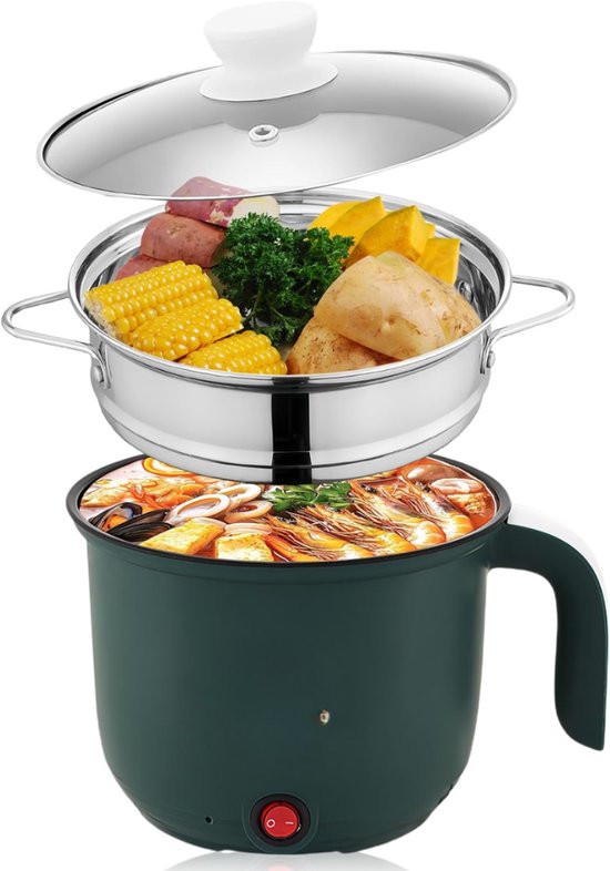 VH Supplies®Hotpot Electrisch - Fonduepan - Tafelpan - 1.8L - 250W/600W van Merkloos