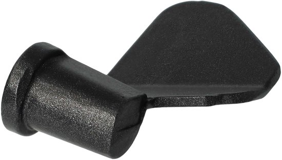vhbw Deeghaak compatibel met Gala GB600 Broodbakmachine - Menghaak, 6,5 x 3,8 cm, Aluminiumlegering Zwart