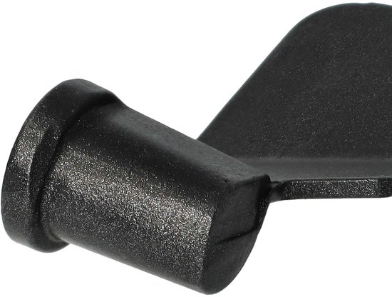 vhbw Deeghaak compatibel met Proctor Silex 80120 Broodbakmachine - Menghaak, 6,5 x 3,8 cm, Aluminiumlegering Zwart