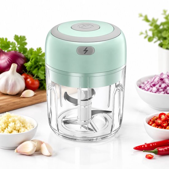 VHV - Draagbare handblender - Deze mini - blender van 250 ml heeft een krachtige motor en is een , perfect voor het maken van smoothies, babyvoeding en groentepuree. Hij is... van VHV
