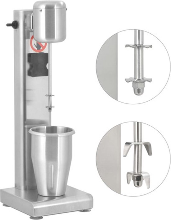 vidaXL Milkshake mixer 1 L roestvrij staal van VidaXL
