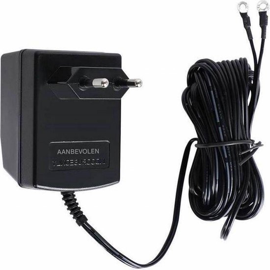 Videodeurbel Voedingsadapter - 10 Meter Kabel - Voor Continue Voeding - 1 Stuk - Zwart van Merkloos