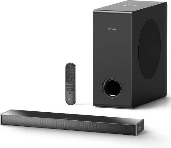 Vihes Soundbar Voor Tv - Met Subwoofer - Geluidssysteem - 160W - Bluetooth - Surround Sound - Thuis Bioscoop - 3 kanalen van Vihes