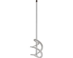 Vijzel mengkraan - Roerstaaf mixer - Mortel mengen - Corrosiebestendig - 70x400 mm - Wit