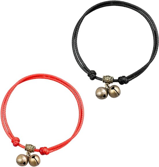 Vintage enkelband met bellen voor dames, perfect voor koppels, Tibetaans stijl, religieus en minimalistisch ontwerp, bohemian look, handgemaakt accessoire.
