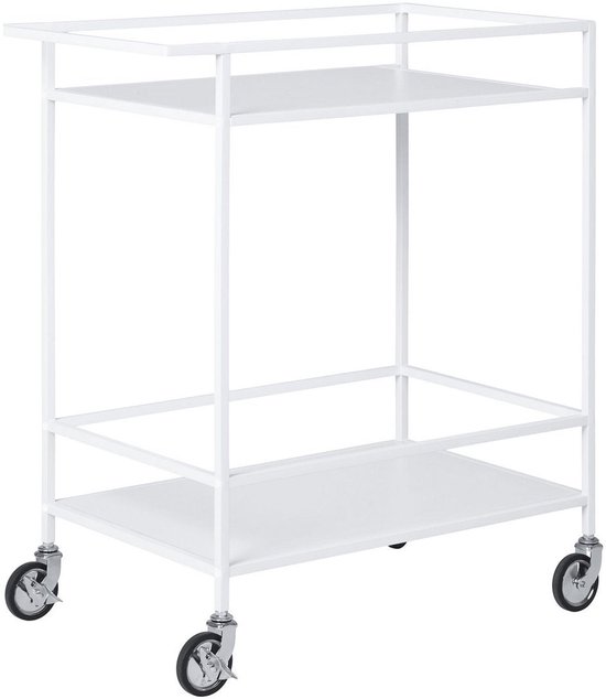 Vita Bar Trolley - Serving Cart - drankkar - voldoende opslag - 68 cm x 40 cm x 79cm van Nordic Nest